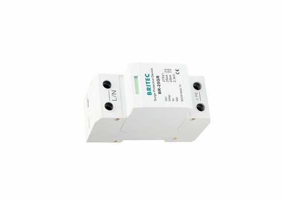 25kA classe I tipo 1 classe B SPD arrester di sovratensione monofase