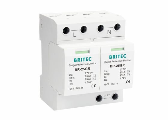 Dispositivo di protezione contro le sovratensioni di tipo 1 IP20 monofase 25kA