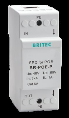 BR-POE-M 48V POE Scaricatore di sovratensione NET 6 scaricatori di sovratensione POE
