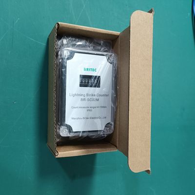 BR-SC02M Contatore di colpi di fulmine 0~999,999 eventi Contatore di colpi di luce Dispositivo per la protezione da fulmini