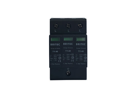 Tipo Pluggable 3P - 2 SPD 40kA della classe II di IEC 61643 per protezione generale