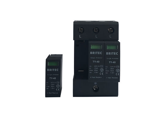 Tipo Pluggable 3P - 2 SPD 40kA della classe II di IEC 61643 per protezione generale