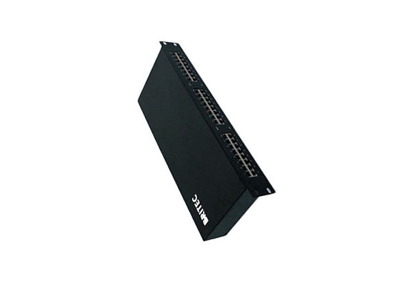 24 protettori di impulso del porto Rj45, dispositivo di protezione contro il fulmine della rete con il supporto di POE