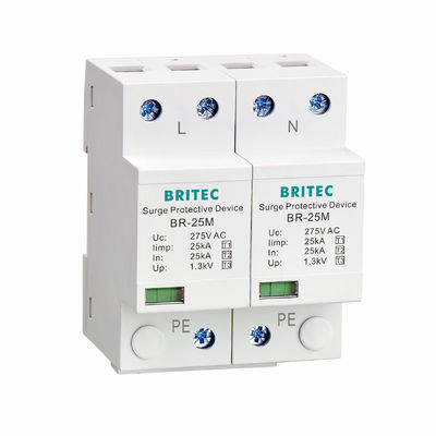 BR-12.5M 3P Tipo 1 12.5kA Dispositivo di protezione da sovratensioni in 3 fasi SPD Arrester 12.5ka soppressore di sovratensioni industriale