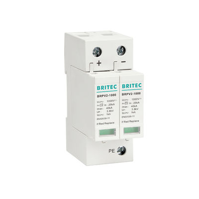 BRPV3-1000 1000V 40kA 3P DC Dispositivo di protezione solare fotovoltaica da sovratensioni Arrester di sovratensioni Suppressore di fulmini Arrester di sovratensioni solari