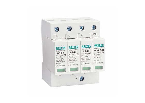 dispositivo di protezione del fulmine elettrico del protettore di impulso di CA 275V 20kA