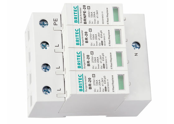 dispositivo di protezione del fulmine elettrico del protettore di impulso di CA 275V 20kA