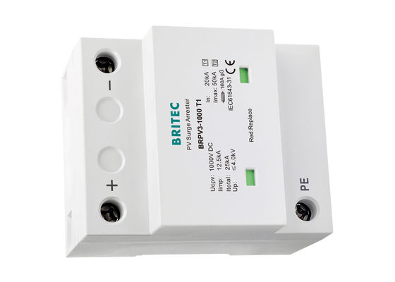 Classifichi il relé di massima della classe II LO SPD PV di I per i sistemi fotovoltaici 12.5kA 10/350us