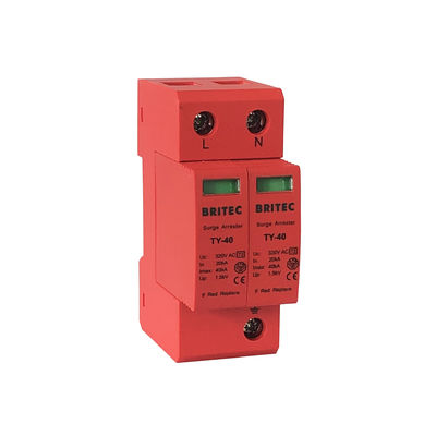40kA singola fase dispositivo di protezione elettrica contro le sovratensioni Ac SPD arrester fulmine protettore da tuoni