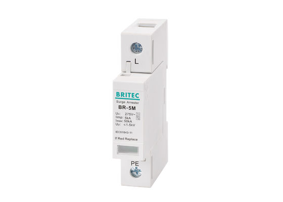 Protezione da sovratensione e scaricatore di sovratensione 275V AC 5kA Iimp T1+T2 per sistemi a bassa tensione